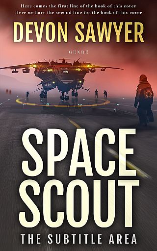 3D mockup of Cashmere #32687 - Premade Science Fiction Book Cover | BookCoverZone