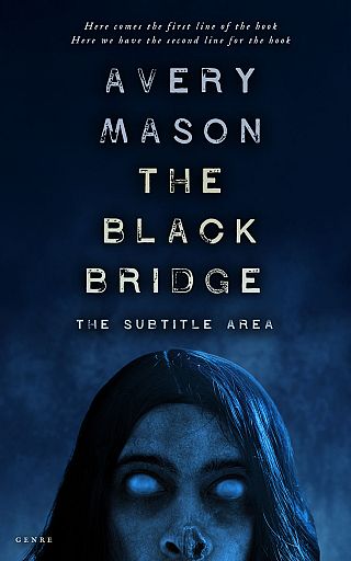 3D mockup of Black Pearl #32745 - Premade Horror Book Cover | BookCoverZone