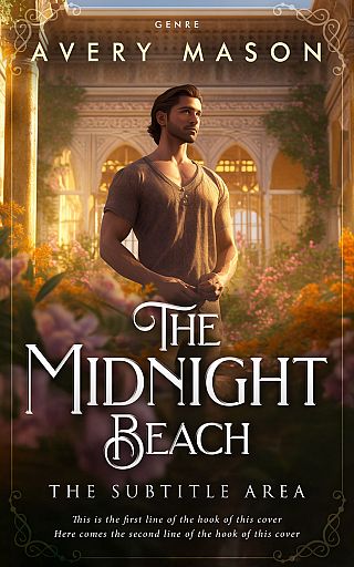 3D mockup of Black Marlin #32771 - Premade Romance Book Cover | BookCoverZone