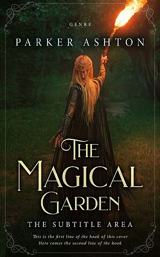 3D mockup of Black Olive #32808 - Premade Fantasy Book Cover | BookCoverZone