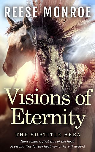 3D mockup of Pearl Bush #32836 - Premade Western Book Cover | BookCoverZone