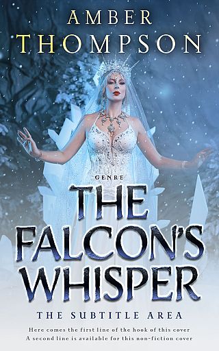 3D mockup of Blue Bayoux #32923 - Premade Fantasy Book Cover | BookCoverZone
