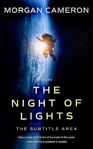 3D mockup of Ebony #32996 - Premade Science Fiction Book Cover | BookCoverZone