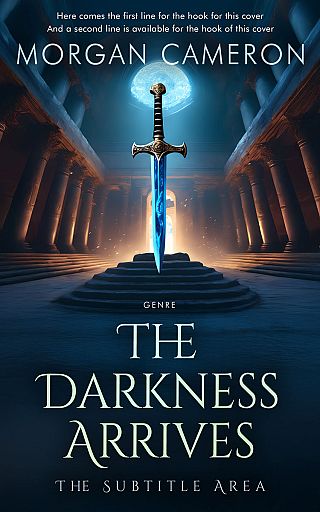 3D mockup of Big Stone #33160 - Premade Fantasy Book Cover | BookCoverZone