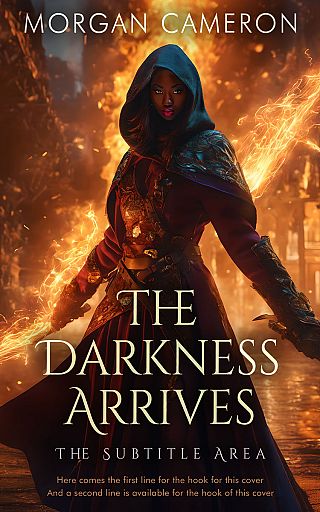 3D mockup of Raw Sienna #33164 - Premade Fantasy Book Cover | BookCoverZone
