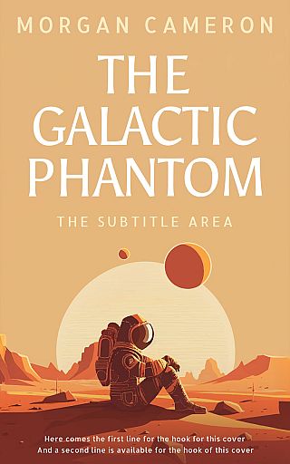3D mockup of Gold Sand #33194 - Premade Science Fiction Book Cover | BookCoverZone