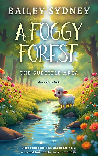 3D mockup of Axolotl #33481 - Premade Nature Book Cover | BookCoverZone