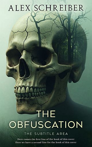 3D mockup of Pixie Green #335944 - Premade Horror Book Cover | BookCoverZone