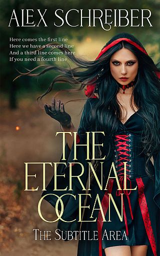 3D mockup of Racing Green #33608 - Premade Fantasy Book Cover | BookCoverZone
