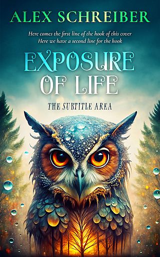 3D mockup of Blue Dianne #33627 - Premade Fantasy Book Cover | BookCoverZone