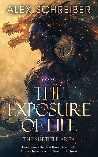 3D mockup of Harvest Gold #33631 - Premade Fantasy Book Cover | BookCoverZone