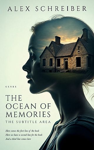 3D mockup of Periglacial Blue #33687 - Premade Horror Book Cover | BookCoverZone