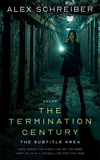 3D mockup of Black Bean #33707 - Premade Mystery & Thriller & Suspense Book Cover | BookCoverZone