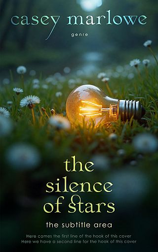3D mockup of Green Kelp #33750 - Premade Poetry Book Cover | BookCoverZone