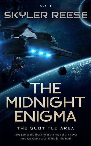 3D mockup of Black Pearl #33848 - Premade Science Fiction Book Cover | BookCoverZone