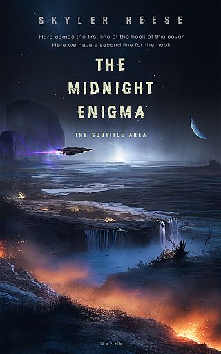 3D mockup of Ebony Clay #33853 - Premade Science Fiction Book Cover | BookCoverZone