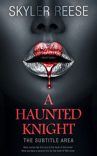 3D mockup of Shark #33907 - Premade Horror Book Cover | BookCoverZone