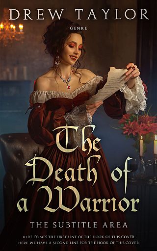 3D mockup of Cocoa Brown #34056 - Premade Historical Book Cover | BookCoverZone