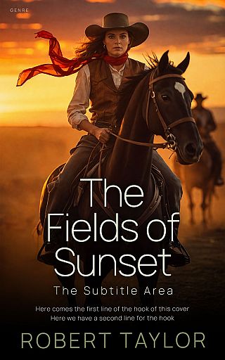 3D mockup of Raw Sienna #34098 - Premade Action & Adventure Book Cover | BookCoverZone