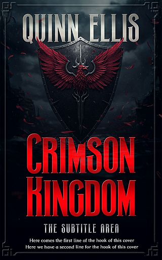 3D mockup of Flush Mahogany #34133 - Premade Fantasy Book Cover | BookCoverZone