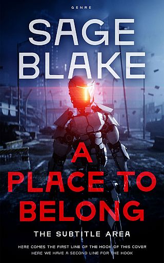 3D mockup of Charm #34181 - Premade Science Fiction Book Cover | BookCoverZone
