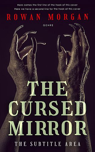 3D mockup of Gondola #34185 - Premade Horror Book Cover | BookCoverZone