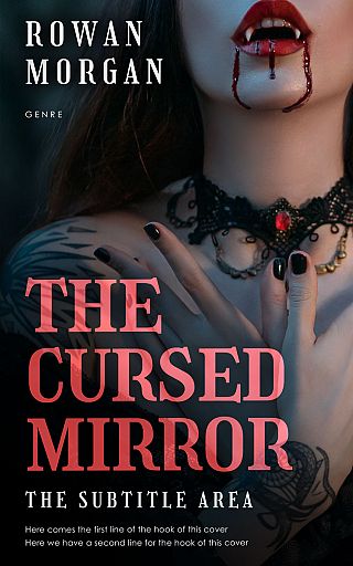 3D mockup of Old Rose #34192 - Premade Horror Book Cover | BookCoverZone