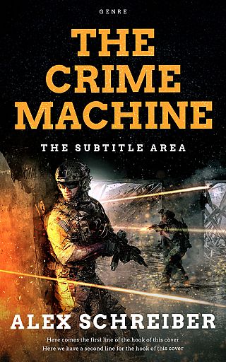 3D mockup of Di Serria #34209 - Premade Science Fiction Book Cover | BookCoverZone