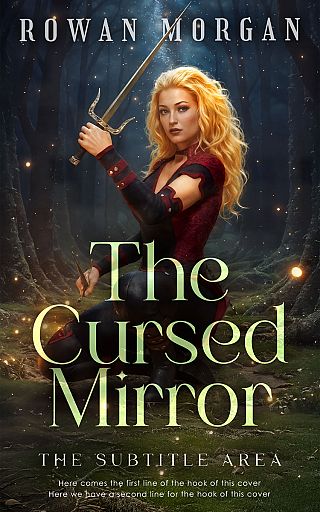 3D mockup of Heavy Metal #34234 - Premade Fantasy Book Cover | BookCoverZone