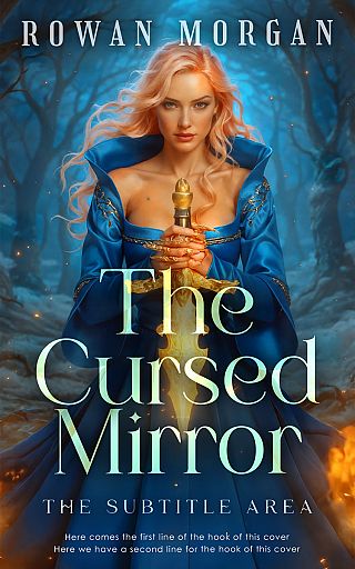 3D mockup of Te Papa Green #34235 - Premade Fantasy Book Cover | BookCoverZone