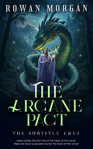 3D mockup of Firefly #34251 - Premade Fantasy Book Cover | BookCoverZone