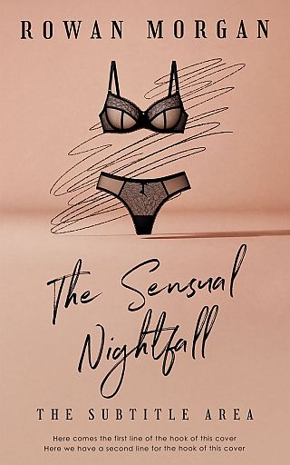 3D mockup of Tan #34268 - Premade Chick Lit Book Cover | BookCoverZone