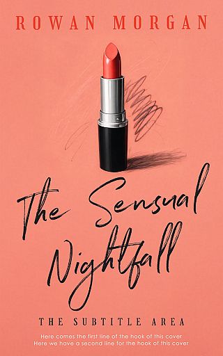 3D mockup of Apricot #34270 - Premade Chick Lit Book Cover | BookCoverZone