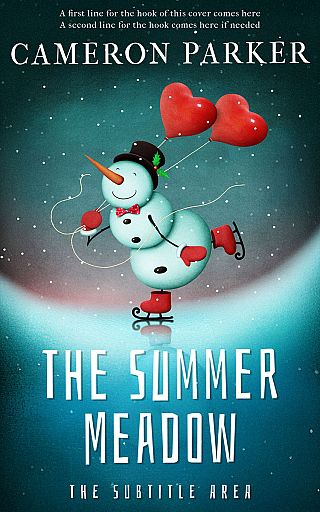 3D mockup of Blue Dianne #34376 - Premade Children's Book Cover | BookCoverZone