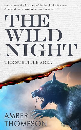 3D mockup of Oxford Blue #34473 - Premade Horror Book Cover | BookCoverZone