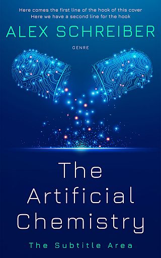3D mockup of Gulf Blue #34650 - Premade Science & Nature Book Cover | BookCoverZone