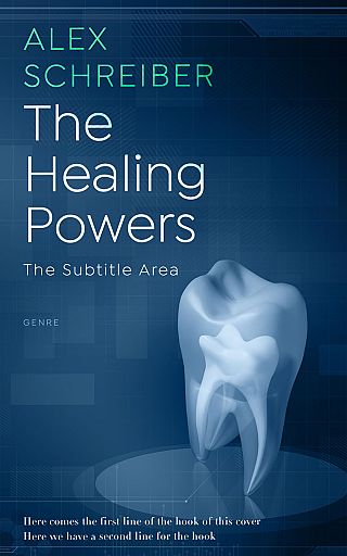 3D mockup of Blue Zodiac #34659 - Premade Medical Book Cover | BookCoverZone