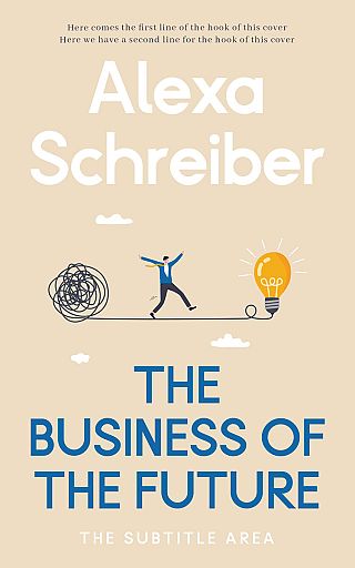 3D mockup of Double Spanish White #34662 - Premade Business Book Cover | BookCoverZone
