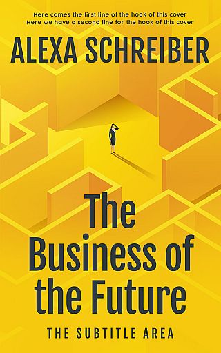 3D mockup of Buttercup #34665 - Premade Business Book Cover | BookCoverZone