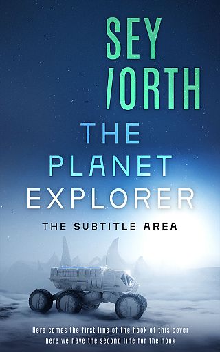 3D mockup of Astronaut #34722 - Premade Science Fiction Book Cover | BookCoverZone