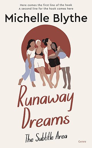 3D mockup of Pampas #35057 - Premade Abstract Book Cover | BookCoverZone