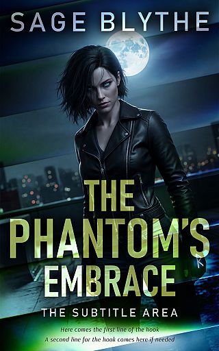 3D mockup of Gable Green #35080 - Premade Paranormal & Urban Book Cover | BookCoverZone