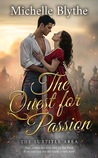 3D mockup of Taupe #35146 - Premade Romance Book Cover | BookCoverZone