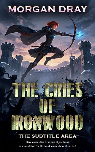 3D mockup of Ebony Clay #35163 - Premade LitRPG Book Cover | BookCoverZone