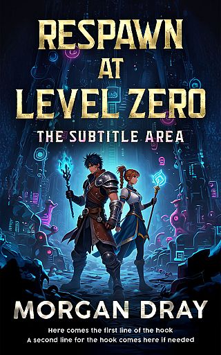 3D mockup of Ebony #35174 - Premade Fantasy Book Cover | BookCoverZone