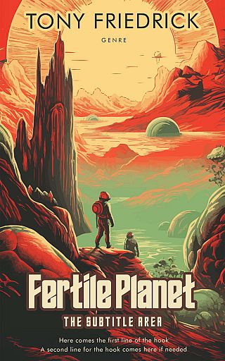 3D mockup of Tacha #35221 - Premade Science Fiction Book Cover | BookCoverZone