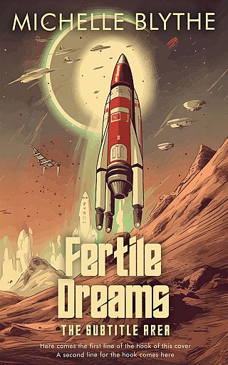 3D mockup of Tobacco Brown #35227 - Premade Science Fiction Book Cover | BookCoverZone