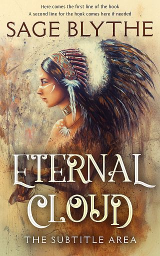 3D mockup of Indian Khaki #35242 - Premade Western Book Cover | BookCoverZone