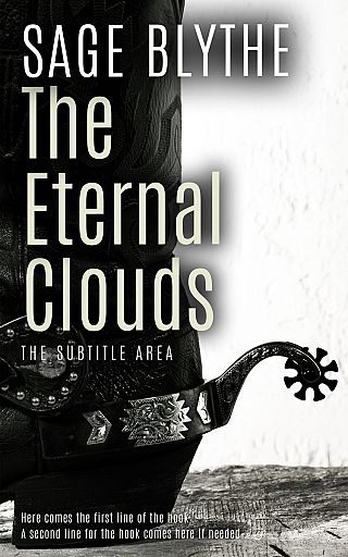 3D mockup of Log Cabin #35249 - Premade Western Book Cover | BookCoverZone