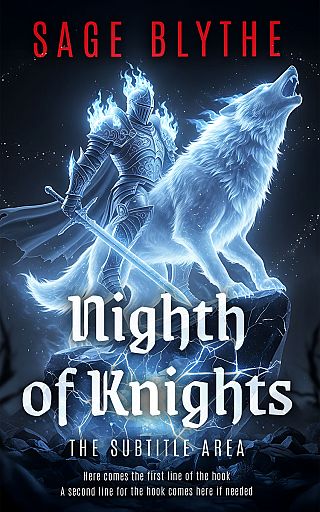 3D mockup of Big Stone #35301 - Premade Fantasy Book Cover | BookCoverZone